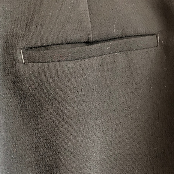 Aritzia Wilfred Tie-Front Pant Japanese Crepe Black 2 - MEASUREMENTS IN LISTING - Picture 7 of 9